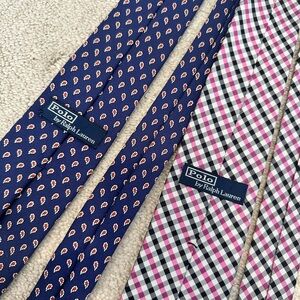 Men’s Polo Ralph Lauren 100% Silk Tie Bundle